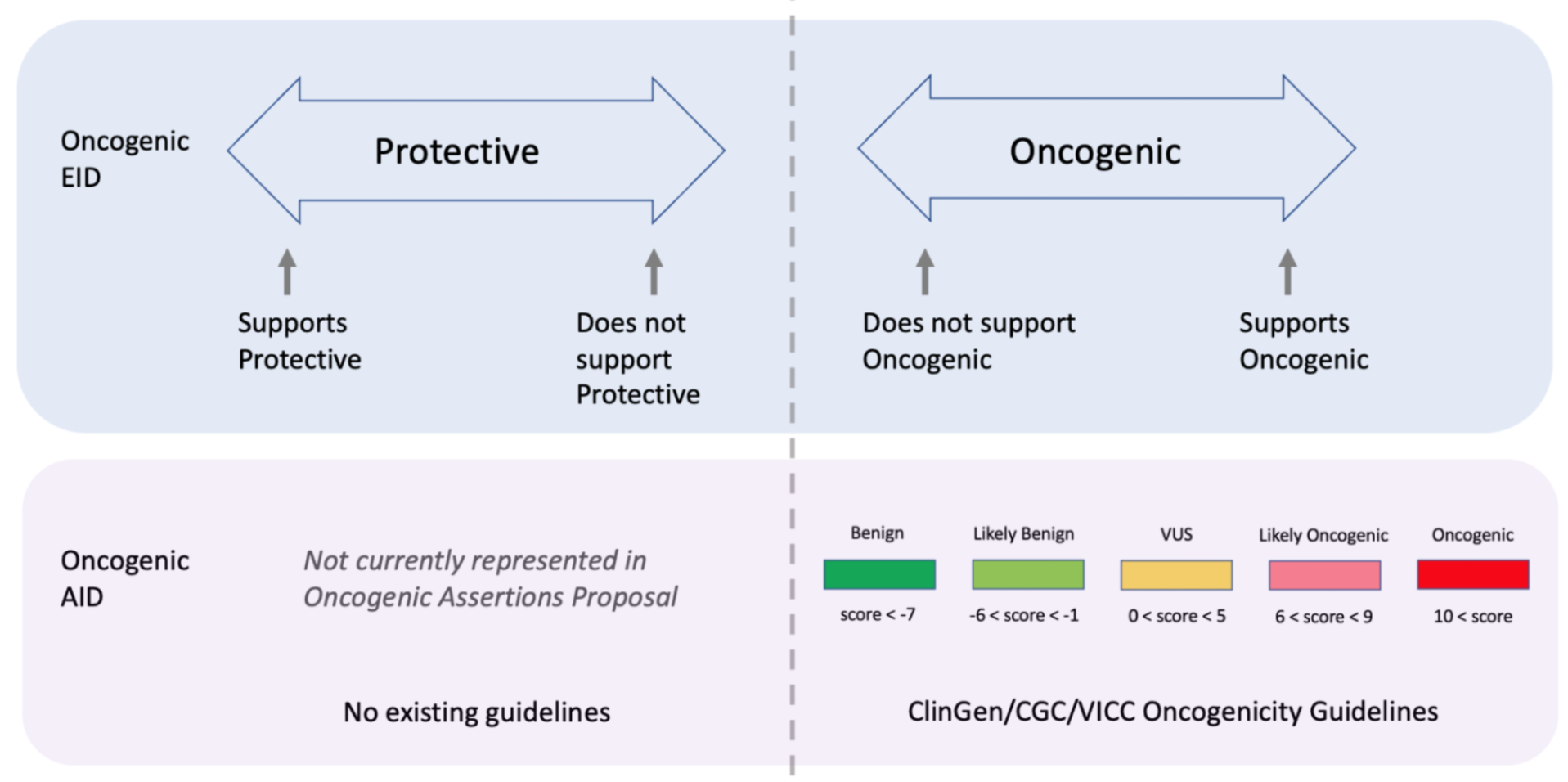 Oncogenic Evidence in contrast to the Oncogenic Assertion.